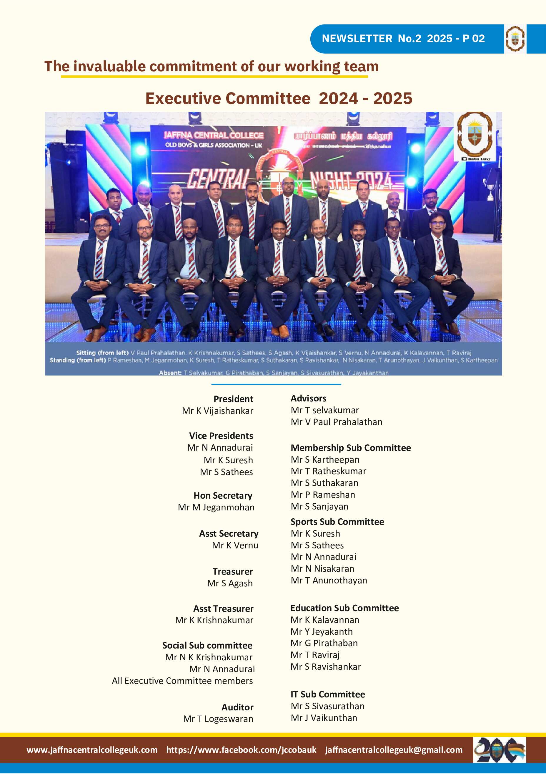 JCC OBA UK Newsletter - 2025 Page 1